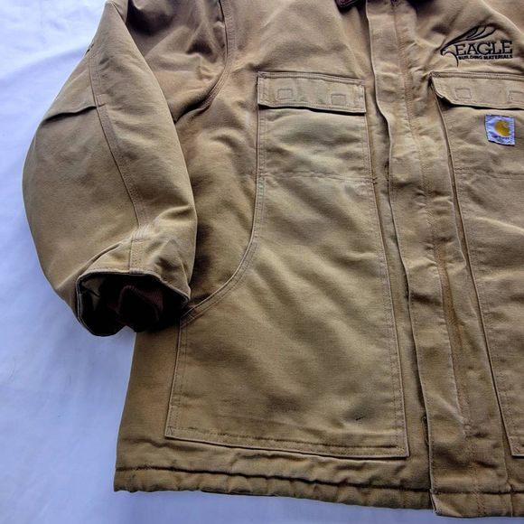 Carhartt Arctic Traditional Coat - Quilt Lined - Men's XL - Used - Khaki Brown - Picture 3 of 16